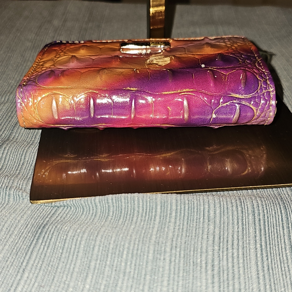 Brahmin Multicolor Croc Embossed Wallet - Picture 3 of 3